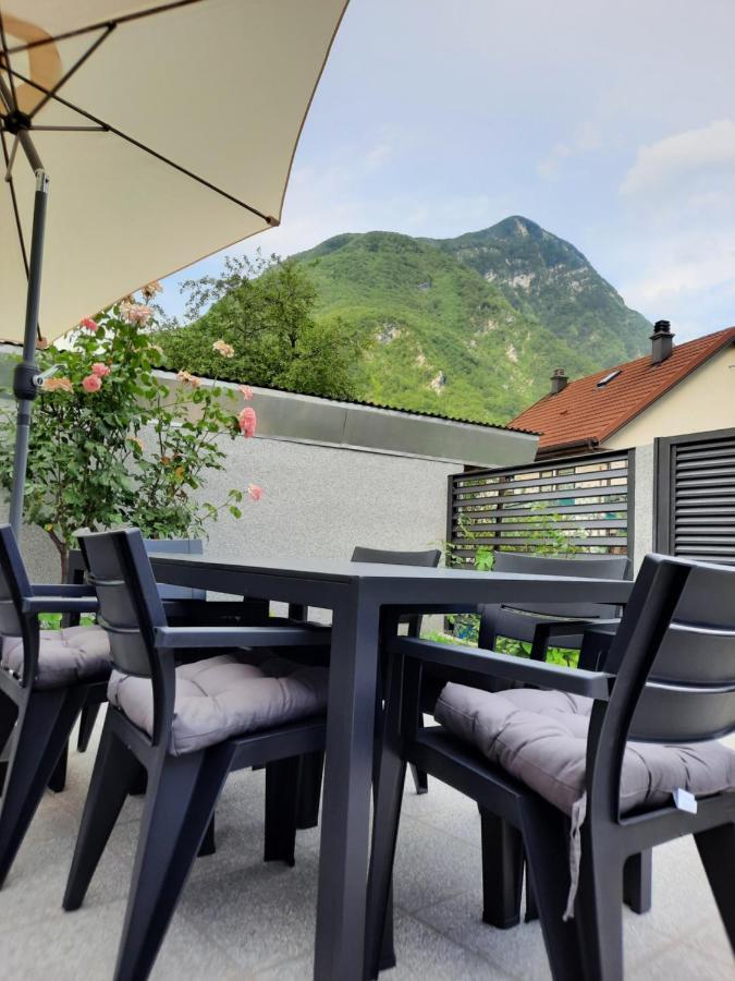 Apartmán Hisa Spuntar Bovec Exteriér fotografie